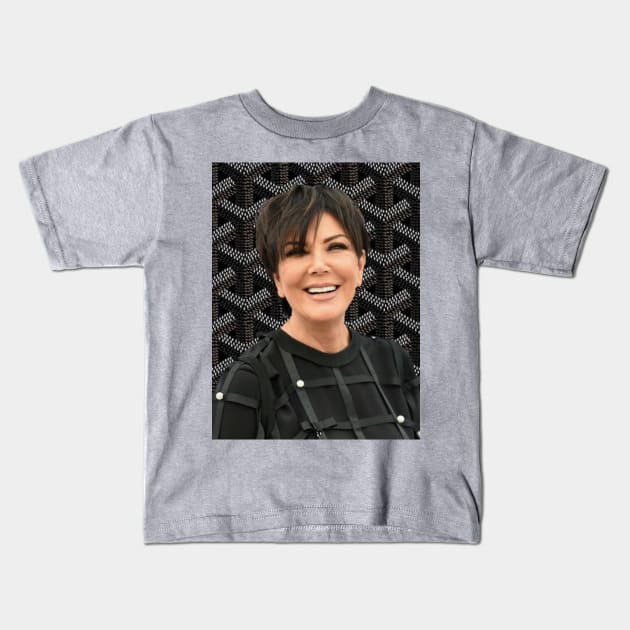 kris jenner Kids T-Shirt by mahrusi